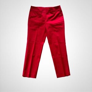 Ann Taylor Red Ankle Pants